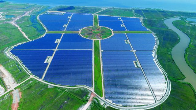 솔라시도 태양광발전소. /사진=BS그룹(뉴시스)