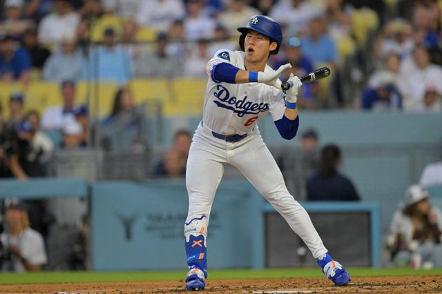 선발 출전 기회를 얻은 LA다저스 김혜성이 안타와 타점을 생산했다. 사진은 다저스에서 활약 중인 김혜성의 모습. /사진=로이터
