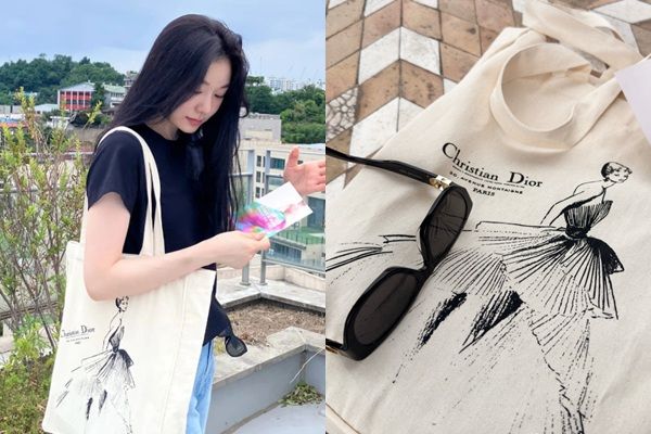  '피겨 여왕' 김연아가 든 에코백에 많은 관심이 쏠리고 있다. /사진=김연아 인스타그램