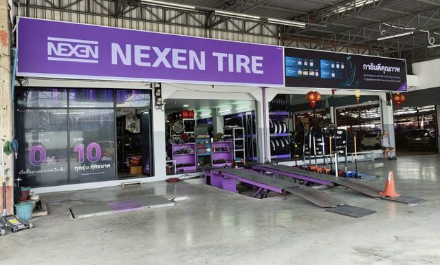 넥센타이어가 최근 태국 방콕에 플래그십 브랜드숍을 열고 현지 마케팅 활동 강화에 나섰다. /사진=넥센타이어