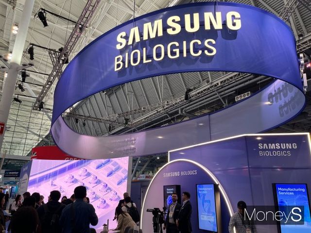 사진은 바이오USA 삼성바이오로직스 부스. /사진=김동욱 기자