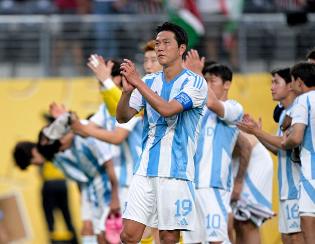 아시아를 대표로 클럽월드컵에 출전한 팀들이 조기 탈락을 면치 못했다. 사진은 지난 22일 미국 뉴저지주 이스트 러더퍼드의 메트라이프 스타디움에서 열린 플루미넨시와의 경기에서 탈락을 확정 지은 울산HD 김영원의 모습. /사진=로이터