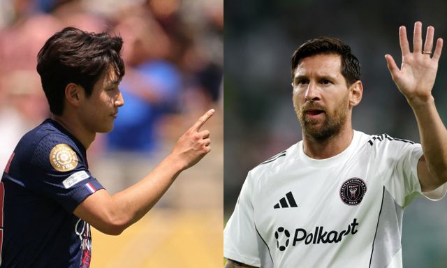 이강인의 소속팀 파리 생제르맹이 리오넬 메시의 소속팀 인터 마이애미와 맞대결을 펼친다. 사진은 클럽월드컵에 참가한 이강인(왼쪽)과 메시의 모습./사진=로이터