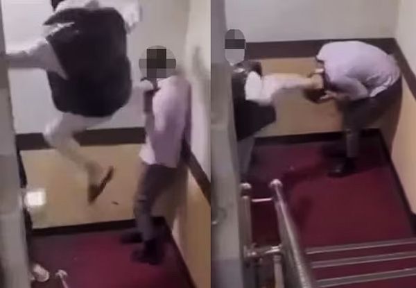 미성년자 조건만남을 미끼로 한 청소년들의 조직적인 범죄 실태가 재조명됐다. 사진은 40대 남성을 폭행하는 10대 청소년들의 모습. /사진=온라인 커뮤니티 캡처