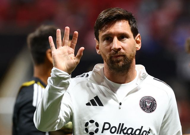 인터 마이애미 리오넬 메시가 3년 연속 미국 프로축구 연봉 1위에 올랐다. 사진은 마이애미에서 활약 중인 메시. /사진=로이터