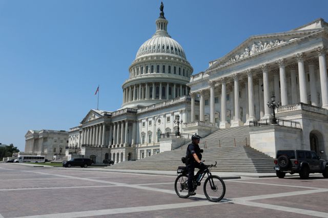 미국 상원의회에서 한국전쟁 발발 75주년을 기념하는 결의안이 만장일치로 통과됐다. 사진은 미국 워싱턴D.C 국회의사당 전경. /사진=로이터
