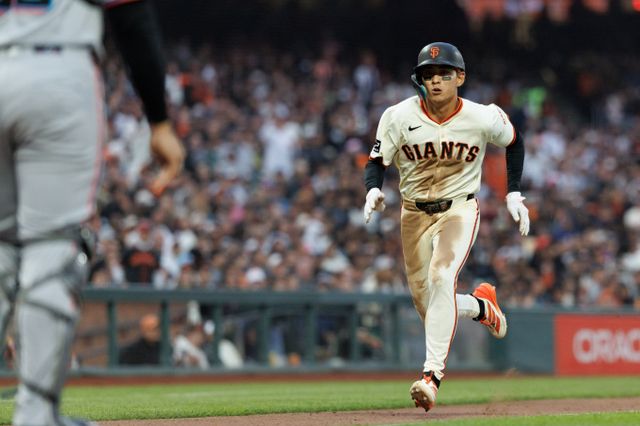 샌프란시스코 자이언츠 이정후가 8경기 만에 장타를 추가했다. 사진은 샌프란시스코에서 활약 중인 이정후의 모습. /사진=로이터
