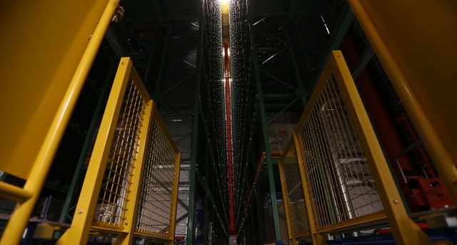 높이 40m 규모의 자동화 창고. /사진=대웅제약