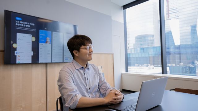 안재현 스탁키퍼 대표는 국내 최초로 한우 조각투자 시장을 개척했다. 사진은 지난 25일 서울 여의도 스탁키퍼 사무실에서 만난 안 대표. /사진=유찬우 기자