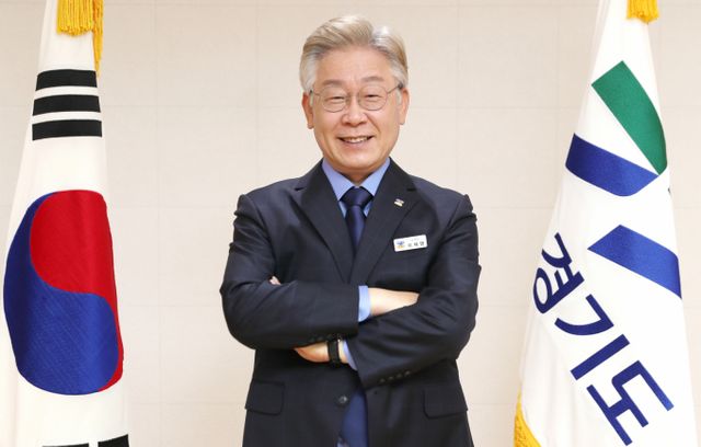 2018년, '변방의 장수'였던 이재명 당시 성남시장은첫번째 대권 도전 이후 더 큰 무대인 경기도지사에 도전해 당선되며 두번째 대권 도전에 나섰다. 사진은 이재명 당선인의 경기지사 당시 모습. /사진=머니투데이