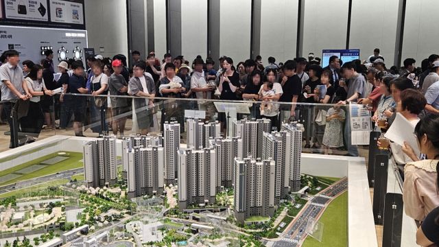 '신분평 더웨이시티 제일풍경채' 견본주택에 지난 27일 개관 후 3일 동안 총 2만3000여명이 방문했다./사진 제공=HMG그룹