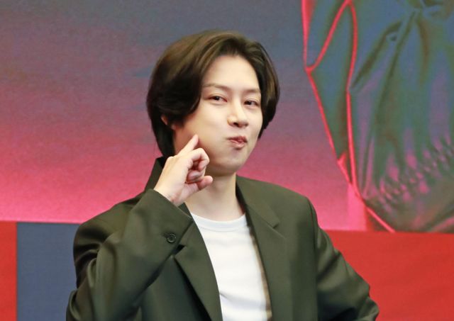 방송인 김희철이 이혼 시 재산분할에 대해 부정적인 입장을 밝혔다. 사진은 지난해 9월 서울 마포구 상암동 스탠포드 호텔에서 진행된 채널A 예능 '강철부대W' 제작발표회에 참석한 그룹 슈퍼주니어 멤버 김희철. /사진=스타뉴스