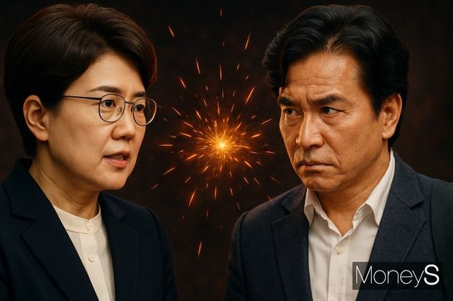 최연혜 한국가스공사 사장과 김영훈 고용노동부 장관 후보자. /그래픽=김은옥 기자(챗GPT)