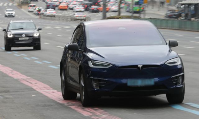 테슬라가 5월 수입차 판매량 1위에 올랐다. /사진=뉴시스