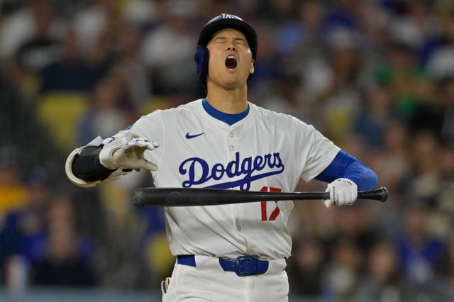LA다저스가 뉴욕 메츠에 1-6 완패했다. 사진은 다저스에서 활약 중인 오타니 쇼헤이의 모습. /사진=로이터