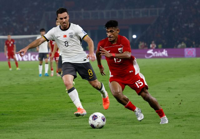 중국이 인도네시아에 패하며 월드컵 본선 진출에 실패했다. 사진은 지난 5일 경기 모습. /사진=로이터