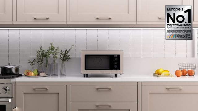 10년 연속 유럽 전자레인지 시장 점유율 1위를 기록한 '삼성전자 전자레인지' 제품 이미지. /사진=삼성전자