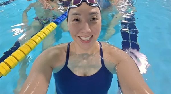 조희연이 5.18 광주민주화운동을 비하한 것으로 고발당하자 사과했다. 사진은 수영 금메달리스트 출신 조희연의 모습. /사진=조희연 인스타그램 캡처