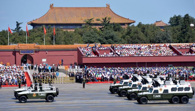 홍콩 언론이 이재명 대통령이 오는 9월 베이징에서 열리는 중국 열병식에 불참할 것이라 예상했다. 사진은 2015년 중국 열병식 모습. /사진=뉴시스