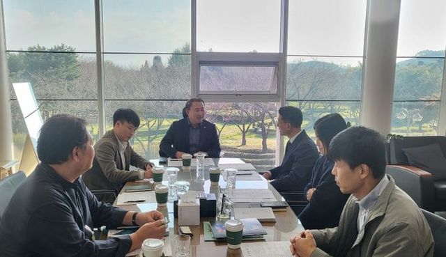 경기도의회 김철진 의원, 경기도미술관 수장고 및 야외 경관조명 설치 현장 점검