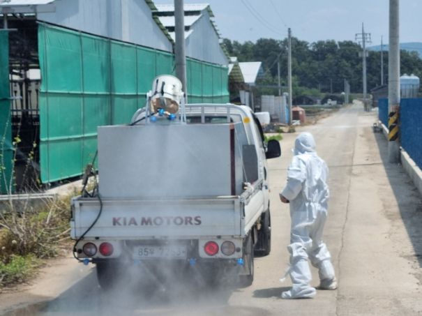 충북 청주시 구제역 방역 현장점검