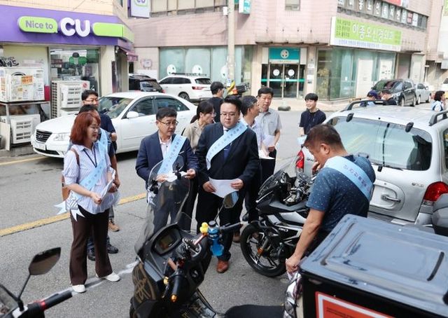 시흥시의회 안전한 통학로 만들기 특위, 소래초 통학로 개선공사 예정지 방문