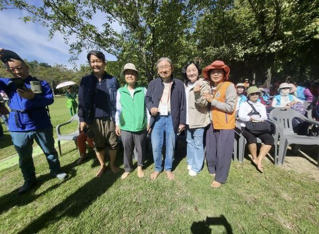 양평군의회 지민희 의원, 경남 함양에서 열린 ‘전국맨발걷기대회’ 참가