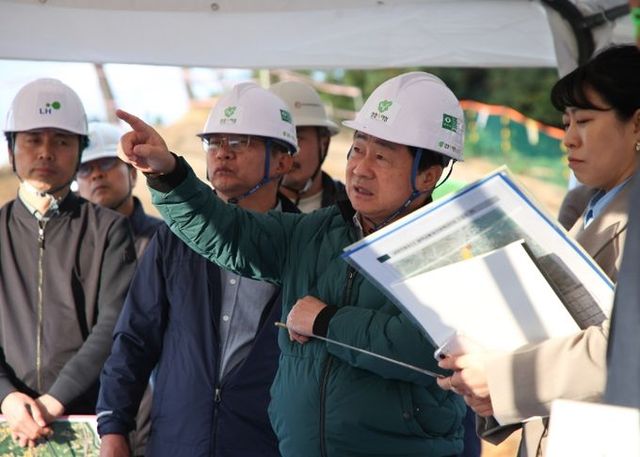 주광덕 남양주시장, 왕숙신도시 등 공공개발 현장 점검