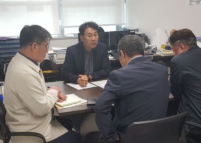 강웅철 의원 성남석운동 자연휴양림 조성 관련 정담회 가져