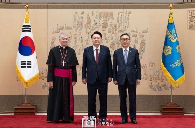 지오바니 가스파리 주한교황청 대사 신임장 제정식