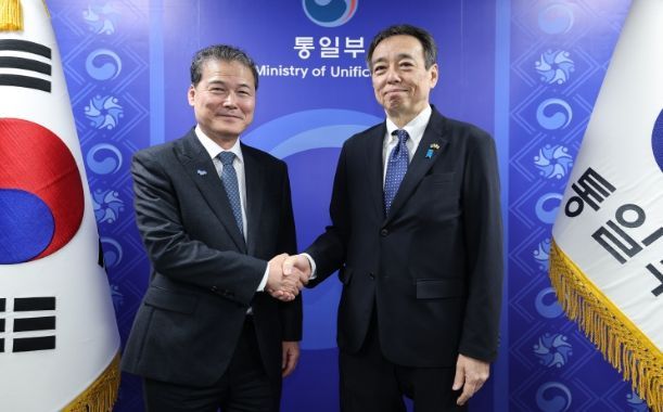 김영호 통일부 장관, 미즈시마 코이치 주한 일본대사 접견