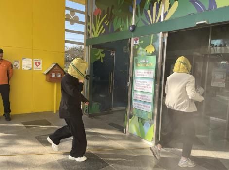 오산시, 에코리움에서 화재발생 대비 오산소방서와 합동 소방훈련