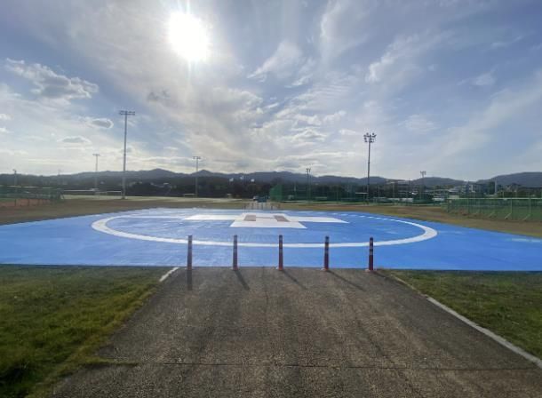 헬기장 공사완료 사진