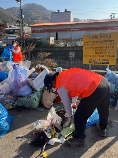광주시 초월읍, 쓰레기 배출지 환경정화 및 무단투기 현장 단속