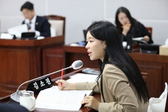 김소진 의원(국민의힘, 율천·서둔·구운·입북동)