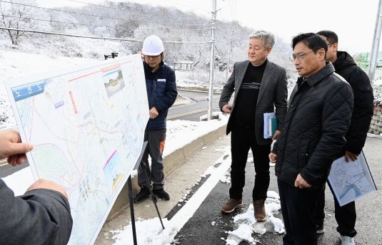 오후석 경기도부지사, 제설작업 현장 찾아 제설 상황 긴급 점검