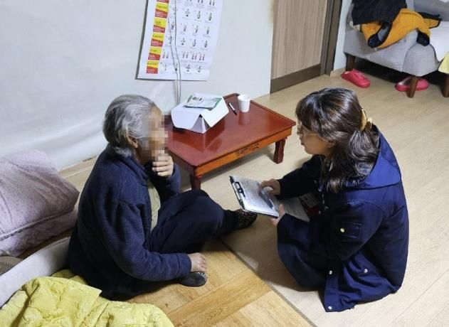 독거노인 ai 안부살핌 대상자 현장방문 상담