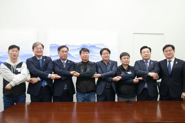 코레일 철도파업, 철도노조와 간담회 모습