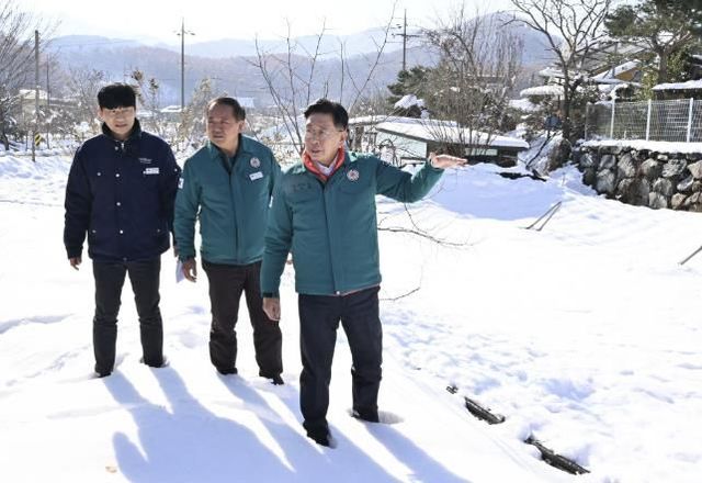 전진선 양평군수, 발로 뛰는 현장지휘로 대설 피해 복구 '앞장'
