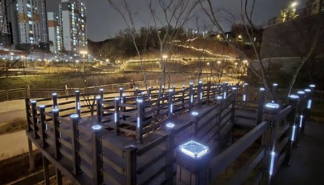 빛과 함께 쉼 만끽, 시흥시 가온공원 내 보행 덱과 경관조명 설치