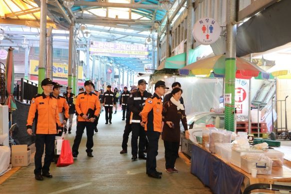 평택시 설 명절 대비 전통시장 화재 안전 점검