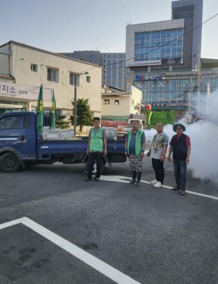 가평 설악면 새마을지도자협의회 방역 봉사