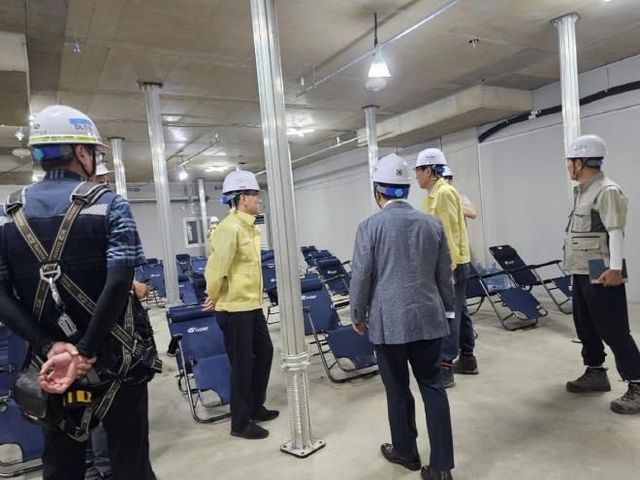 평택시, 여름철 폭염 대비 대형 공사장과 무더위 쉼터 현장 점검