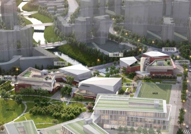 다솜동 복합커뮤니티센터 조감도