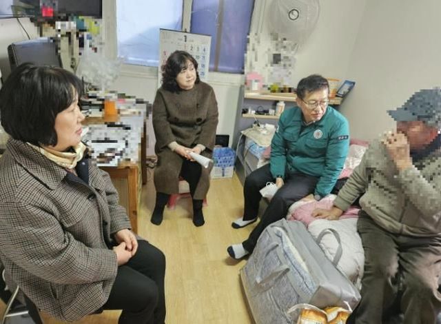 안산시, 한파 취약계층 주거 현장 방문해 대응 상황 점검