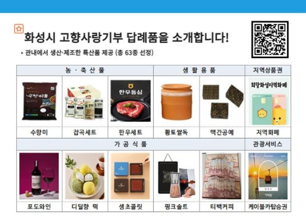 고향사랑기부 답례품