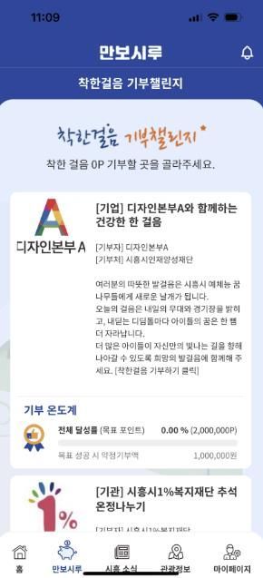 시흥시인재양성재단, 만보시루 기부챌린지 새 기부처로 등록