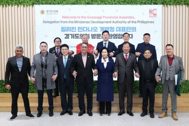 정윤경 부의장, 필리핀 민다나오 개발청 대표단 첫 방문 환대