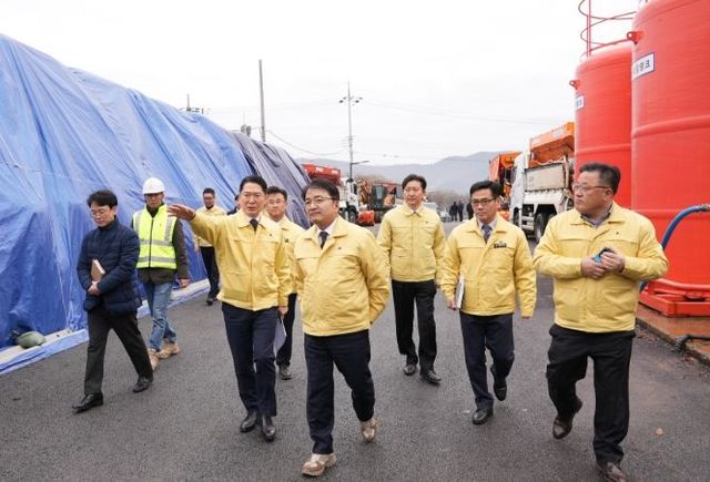 제설자재 보관창고 점검