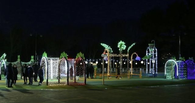 수원시 장안구, 만석공원 사계절 이용 가능한 물놀이마당·불빛마당 조성 완료